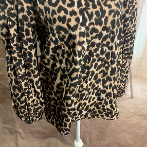 NEW J Crew Leopard Print Blouse - Picture 8 of 12
